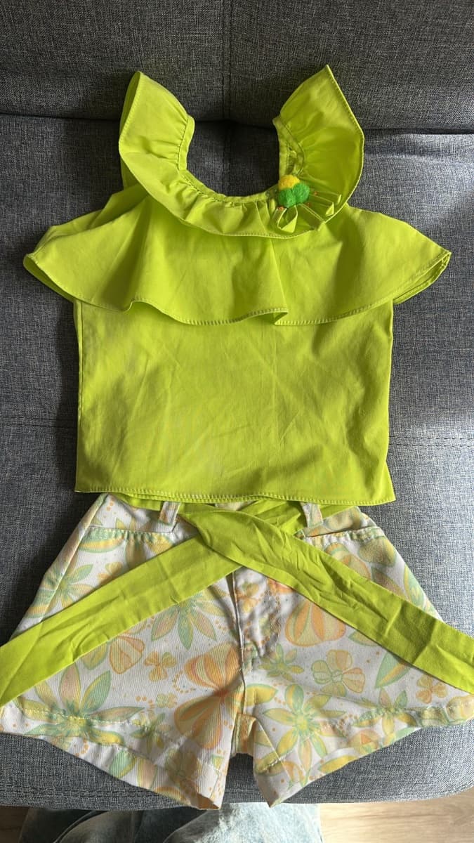 Conjunto de Verano Niña - Verde - 18 meses