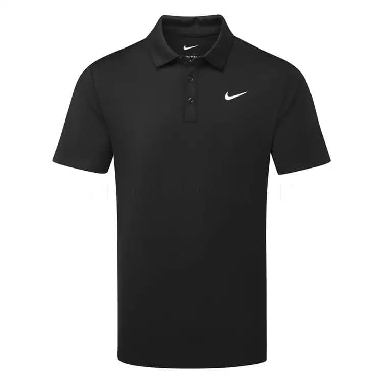 Camiseta de golf Nike negra