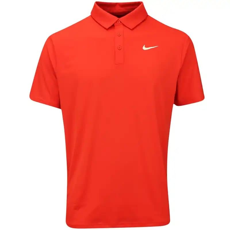 Camiseta de golf Nike roja