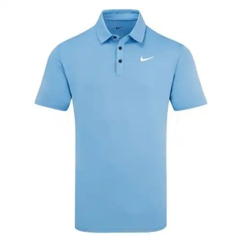 Camiseta de golf azul claro